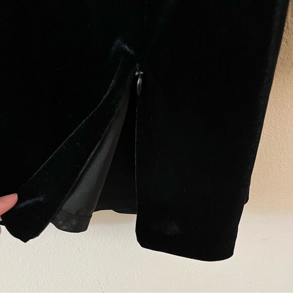 Rebecca Minkoff Black Gwen Velvet Long Sleeve Mini Dress Size 6 NWT - Picture 8 of 16